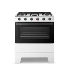 Fogão de Piso 5 Bocas a Gás Esmaltec Ideal Pop com Forno com Luz Acendimento Manual Branco