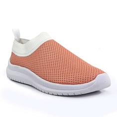 Tênis Meia Feminino Sem Cadarço Tela Respirável Calce Fácil Leve Comfortável