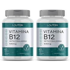 VITAMINA B12 – 9,94 mcg – METILCOBALAMINA - LAUTON NUTRITION – 120 COMPRIMIDOS – 100% VEGANA