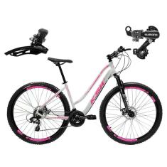 Bicicleta Rebaixada Feminina 29 KSW 21V Shimano Freio Disco