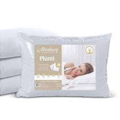Travesseiro Altenburg Plumi Gold Branco 50cm x 70cm