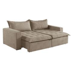 Sofá Cama 2 Lugares Retrátil e Reclinável M-184 Veludo Martins