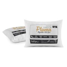 Travesseiro Toque de Pluma Pena Percal 100% Algodão 400 Fios 50x70cm Antiácaro, Antialérgico, Lavável em Máquina (2)
