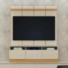 Home Theater Central Mônaco - Valdemóveis - Off White/Cinamomo