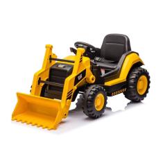 Carrinho Elétrico Infantil Escavadeira Truck 12v Com Controle Remoto