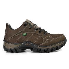 Tênis Masculino Casual Adventure Couro Nobuck Chumbo - Bell Boots, Chu