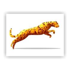 Quadro Decorativo Pantera Mosaico Salas Quartos Paisagem - Micro Ofici