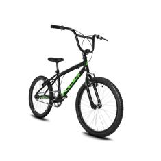 Bicicleta Infantil Passeio Aro 20 KOG CrossX Freio V-Brake Cor:Preto + Verde