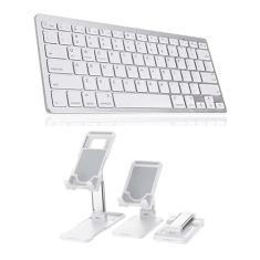 BDNET, Teclado Bluetooth P/galaxy S8 5g X706 11 + Sup Branco