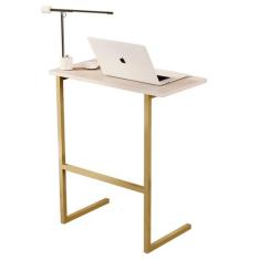 Mesa suporte notebook thor - pérola/dourado - SAL MOVELARIA