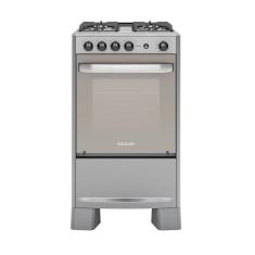 Fogão Select Suggar Prata Mesa Inox 4 Queimadores FGISL410PRIX Inox Bivolt