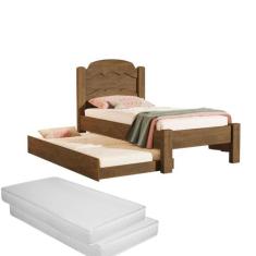 Cama Bibox Bicama Cama Auxiliar 2 Colchão D20 Laís Reforçada - B&A BEN