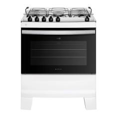 Fogão de Piso Atlas 5 Bocas Agile Up Mesa em Inox, Branco, Bivolt