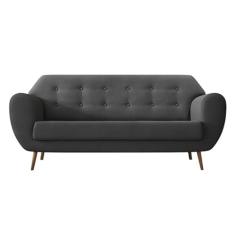 Sofá 3 Lugares Beegees Linho Cinza