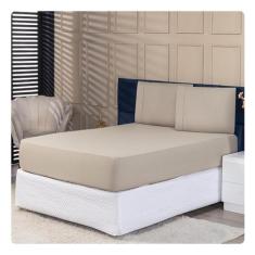 Jogo de Lençol Micropercal Casal 400 Fios 3pças Premium - Lenharo Enxo