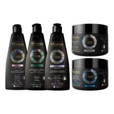 Kit Arvensis Cachos Ondulados E Cacheados + Geleia Alta 250G