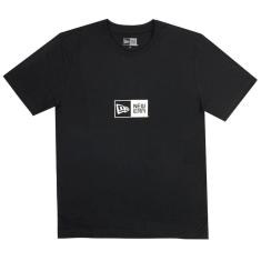 CAMISETA LOGO BOX PRETO NEW ERA-Masculino