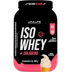 Fullife Nutrition, Iso Whey + Colágeno, For Women, Zero açúcar e lactose, Sabor Sundae de Baunilha, Pote, 900 Gramas • 23 Doses