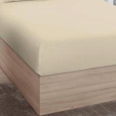 Lençol Avulso Queen Elástico Algodão Premium Kaki - Estamparia S.A