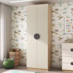 Guarda Roupa Infantil Modulado 2 Portas com Nichos e 2 Gavetas Joy Kid