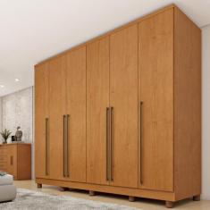 Guarda Roupa Casal 6 Portas 8 Gavetas com Pés 270cm Portugal Yescasa