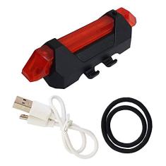 Lanterna LED para Bicicleta Bike Sinalizador USB Charbs Cor:Branco