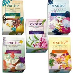 Kit 5 Sabonetes Vegetal Hidratante Exotic 170g Davene (5)