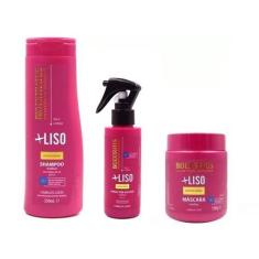 Kit Bio Extratus Mais Liso Sem Frizz  Shampoo Mascara Spray