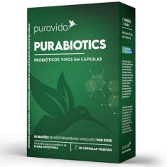 Purabiotics Probióticos Vivos Pura Vida 30 Cápsulas