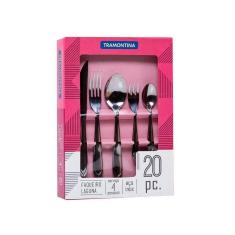 Faqueiro Tramontina Laguna Aço Inox 20 Peças - 6690