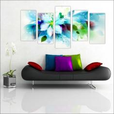 Quadro Decorativo Abstrato Flores Paisagens Natureza Decorações Salas 