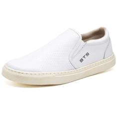 Tênis Slip On GTS - Masculino, Branco, 39