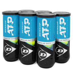 Bola de Tênis Dunlop ATP Regular Duty Saibro - Pack com 6 tubos