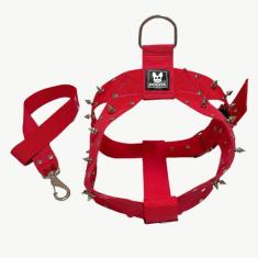 Coleira Peitoral Tipo K9 Para Cachorro Pitbull Monster Spike Dogvix, V