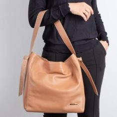 Bolsa sacola de ombro em couro croco Mara-Feminino