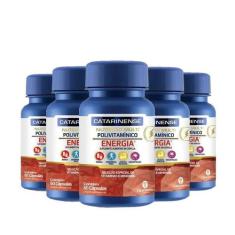 Kit 5 Polivitamínico Energia Catarinense 60 Capsulas