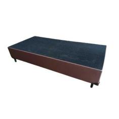 Base Box Solteiro Sintético Marrom