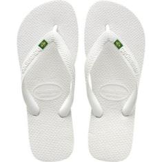 Chinelo Havaianas Masculino Brasil Branco-Masculino