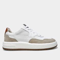 Tênis Couro Democrata Denin Drake Pulse Masculino-Masculino