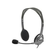 Headset Logitech H111 Preto, Preto