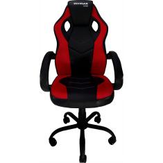 Cadeira Gamer MX0 Giratoria Preto/Vermelho - mymax