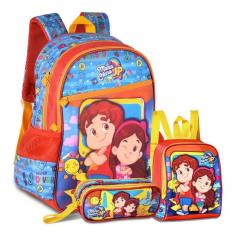 Mochila Maria Clara E Jp Lancheira E Estojo Infantil