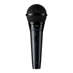 Microfone Dinâmico Shure Pga58-Lc Cardióide Preto Bolsa Com Zíper