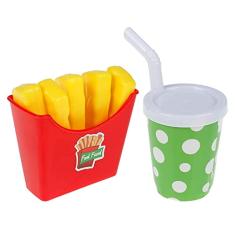 Kit Lanchinho Batata Frita Refrigerante Brinquedo Fast Food Infantil