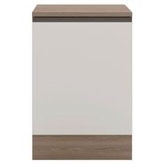 Balcão de Cozinha 58cm Etna Carvalho OAK Off White - Poliman