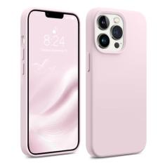 AOTESIER Capa de telefone compatível com iPhone 13 Pro, [proteção militar à prova de choque] Capa de silicone líquido com [forro de microfibra macio antiarranhões] Câmera e proteção de tela de 6,1