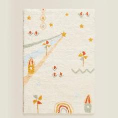 Tapete Infantil Antiderrapante Kids em Microfibra 120x40cm