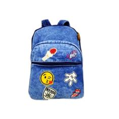 Mochila Escolar Grande Jeans Tw202 - XFP BY ELLO