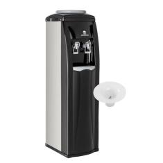 Bebedouro Coluna Refrigerado Preto com Furador Karina - Karina Bebedou