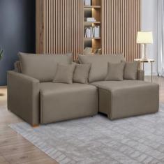 Sofá Cama Retrátil e Reclinável 200cm Júlia Veludo - Celflex